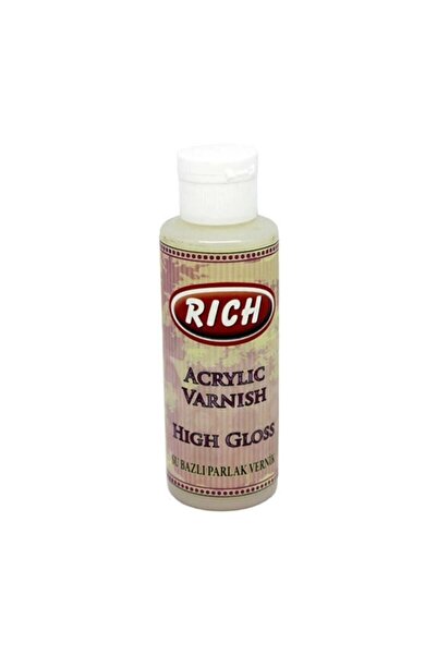Rich Su Bazlı High Gloss Parlak Vernik 120 cc