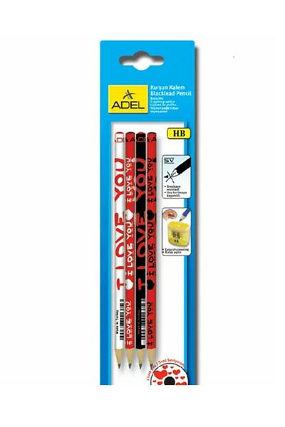 Adel I Love You 4-Piece Pencil