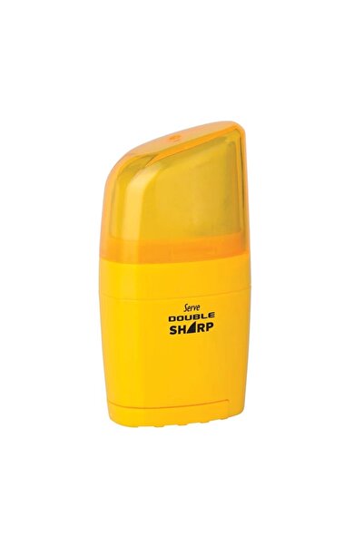 Serve Double Sharp Silgili Kalemtraş Sarı