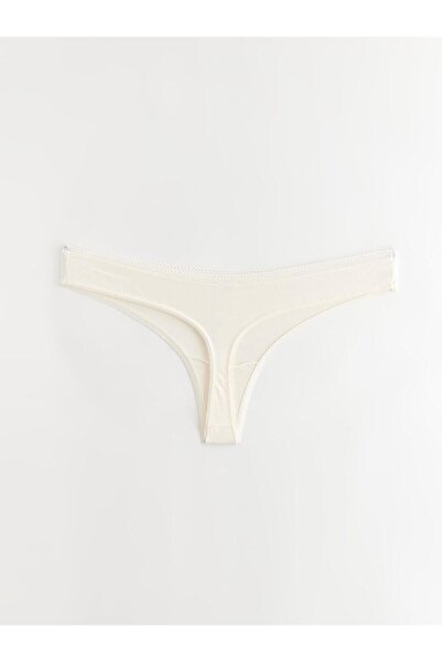 LC Waikiki Lcw Dream New Black Plain Thong Panties 3 Pack