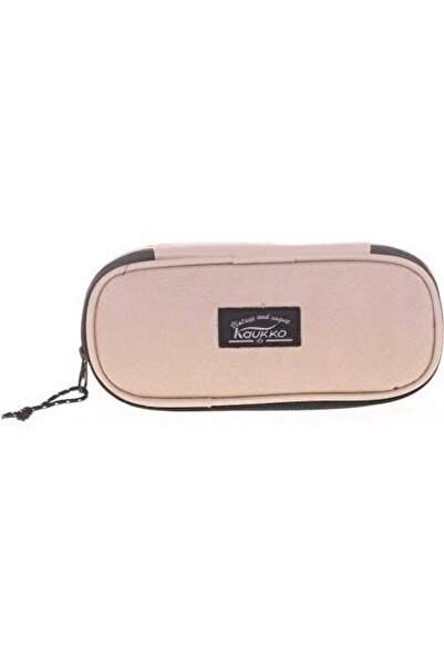 KAUKKO Özel Bölmeli Kalem Çantası Krem K2370
