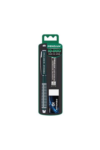 Pensan Iq-duo 0.7mm Green Versatil Pen Set with Eraser Tip Gift