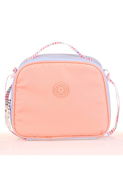 KAUKKO Cutie de prânz cu dungi duble albastru deschis - K9040