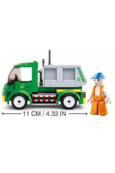 Sluban Town 01240 Model Garbage Truck