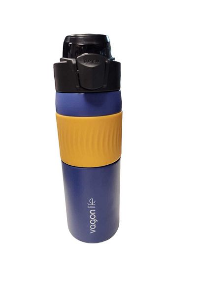 Vagonlife Blue Steel Flask - 580ML VGN-031