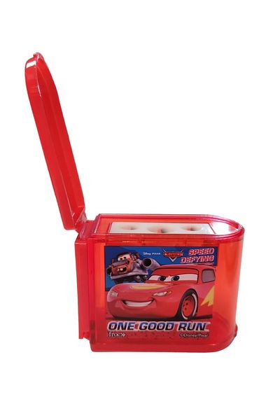 Dolphin Pencil Sharpener Red Triple Car Set - 44688B
