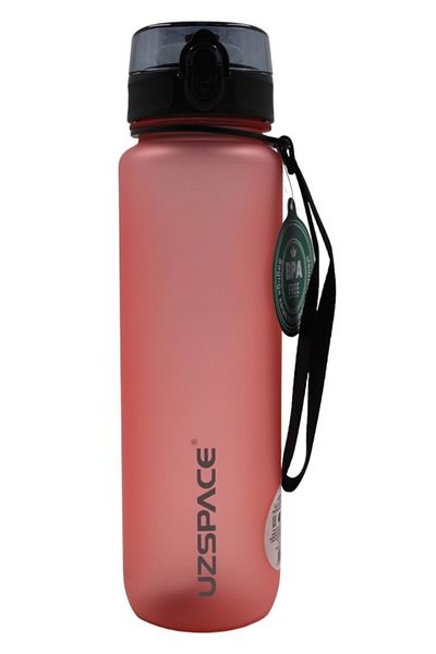 Uzspace 1000 ml Pink Tritan Flask - 3038 Model