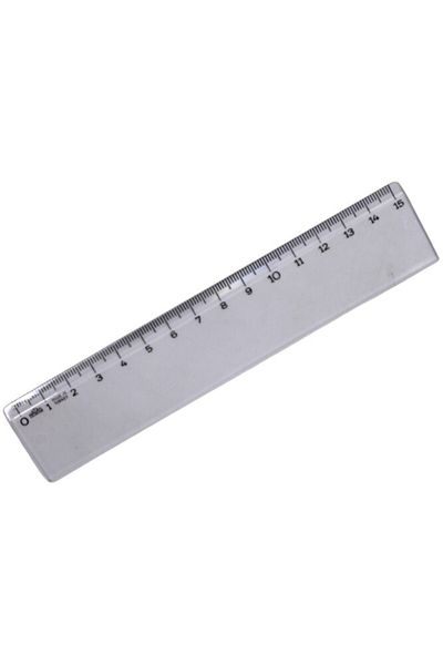 HATAS 15 Cm Width 0140 Model Plastic Student Ruler