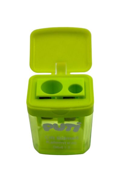 Puti Double Compartment Mini Pencil Sharpener 06413