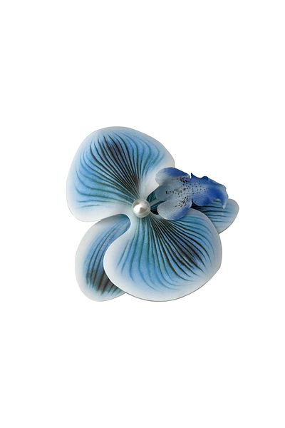 Modex Aloha Orchid Flower with Pearls - Side Buckle (Flower:8cm)