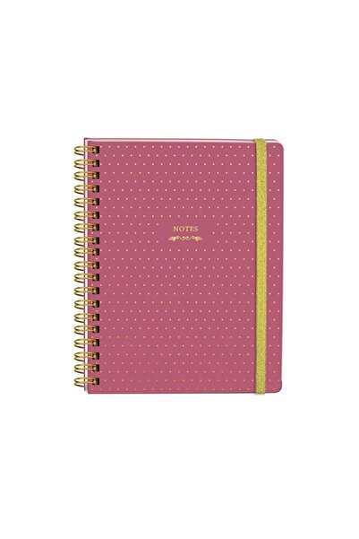 Victoria's Journals 0055 Notes 17x24cm Spiralli Sert Kapak 90gr. 96yp. Noktal...