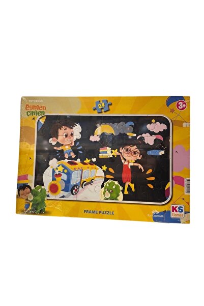 Ks Games 704-1 Eymen Ile Çimen Frame Yapboz/puzzle 24 Parça 3