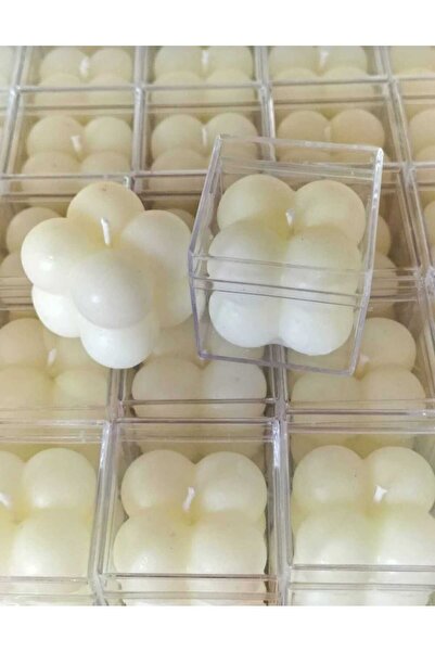 Handmade Mika Kutulu Mini Bubble Mum 25 Adet ( Nişan, Söz , Düğün, Mevlüt Hed...