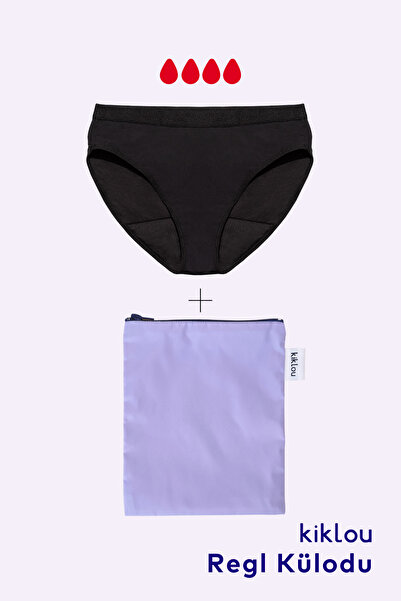 Kiklou Regl Külodu Super Black Brief + Taşıma Çantası Wet Bag Seti