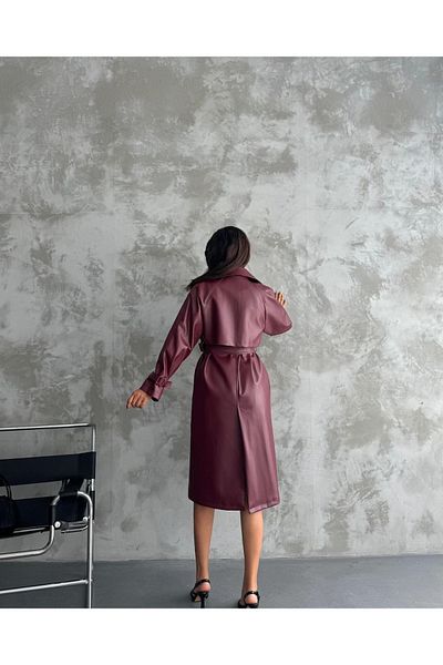 zoe stars Trenci Zramode din piele de damă