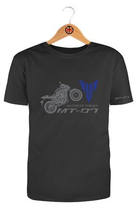 Motosiklet T shirt Yamaha Mt 07 Mavi Blue Unisex Ti ort Fiyat Yorumlar Trendyol