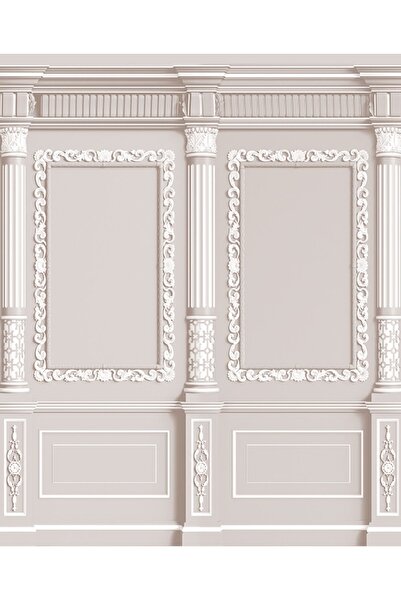 dreamwall Çerçeve Desenli Isı Ve Ses Yalıtımlı Sağlıklı Tekstil Duvar Kağıdı