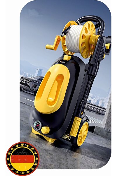 BÖHRER Alman 4000w 180 Bar Yüksek Basınçlı Taşınabilir Araba Yıkama Pompası Su Tabancası Köpük Motoru