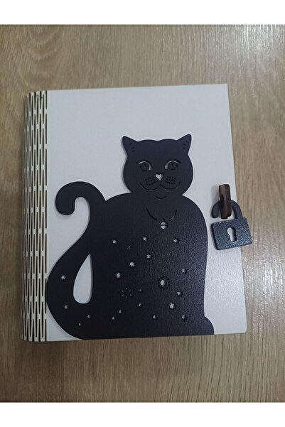 Şirin Lazer Ξύλινο ύφασμα MDF - Κουτί δώρου σε σχήμα βιβλίου με θέμα την Μαύρ...