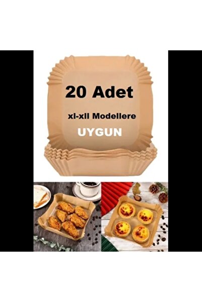 Pamhome Büyük Boy Airfryer Pişirme Kağıdı 20 Adet