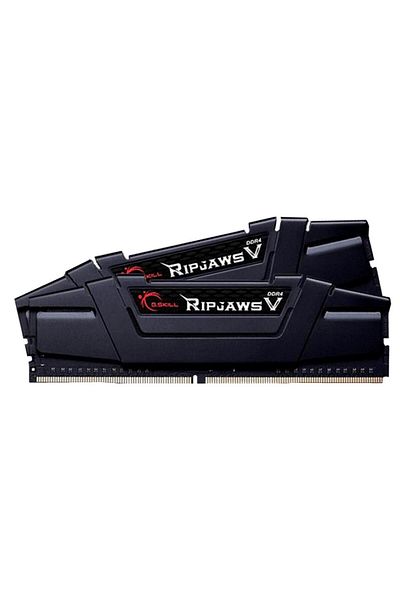 G Skill Gskill Ripjawsv 16Gb (2X8Gb) Ddr4 3200Mhz Black-Cl16-Cooled Pc Ram