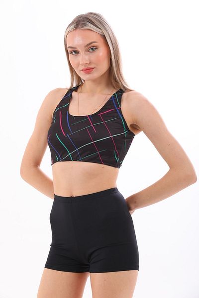 segiza Damen Bikini mit schwarzen Shorts und Badi - Light