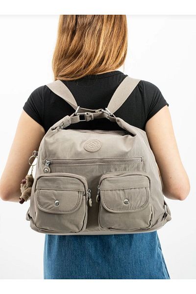 CKN Non-Impressive - Clinker Fabric Backpack and Shoulder Women's Bag