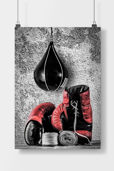 Luna Marissa Boks Poster Çerçevesiz Duvar Posteri