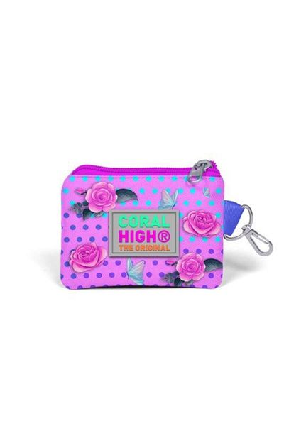 Coral High 21879 Модел Розова Детска Портмонета с Модел Куче