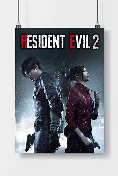 Luna Marissa Resident Evil 2 Oyun Poster Çerçevesiz Duvar Posteri