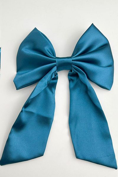 Modex Petrol Green Bow Automatic Hair Clip