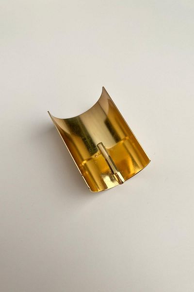 Modex Flat Plate Curved Hair Snap Buckle (Size: 5.5cm)