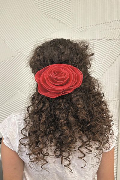 Modex 15 cm Size Automatic Buckle Tulle Rose Organizer