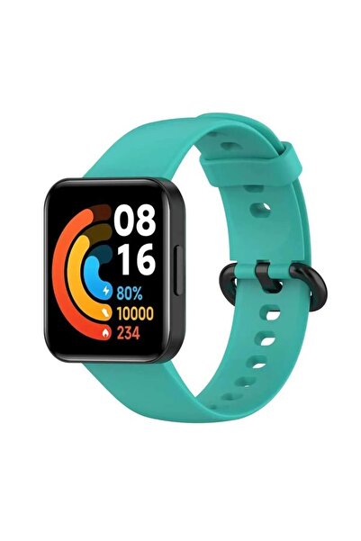 mimtec Xiaomi Redmi Watch 2 Lite Uyumlu Kordon Akıllı Saat Bileklik Kordonu Silikon Kayış