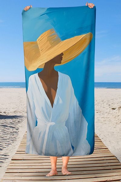 Sozakko Woman Cotton Sea Bath Beach Towel