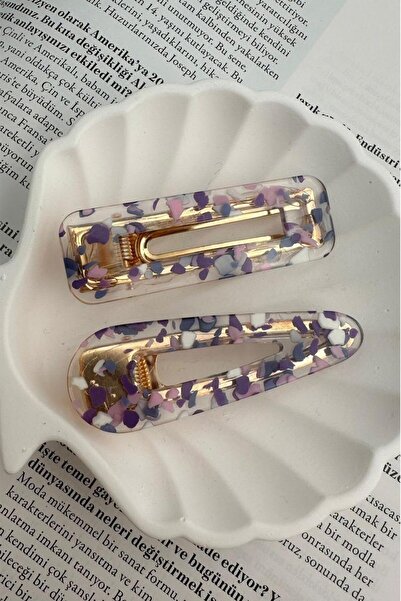 Modex Κλιπ μαλλιών - Μωβ - Χρωματιστό