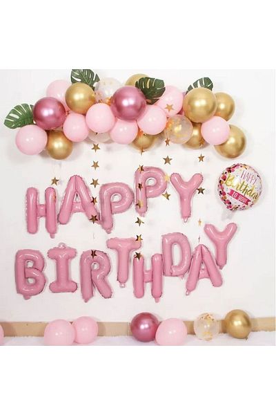 DÜVENCİ TİCARET Çıtıpitıstore Happy Birthday Birthday Set