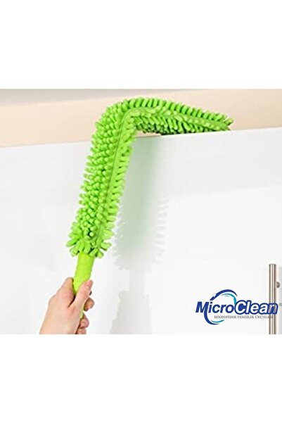 Micro Clean Missclean Mikrofiber Bükülebilen Toz Tüy Alma Temizleme Aparatı Fırçası Sopası
