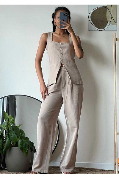Valeur Linen Raw Suit