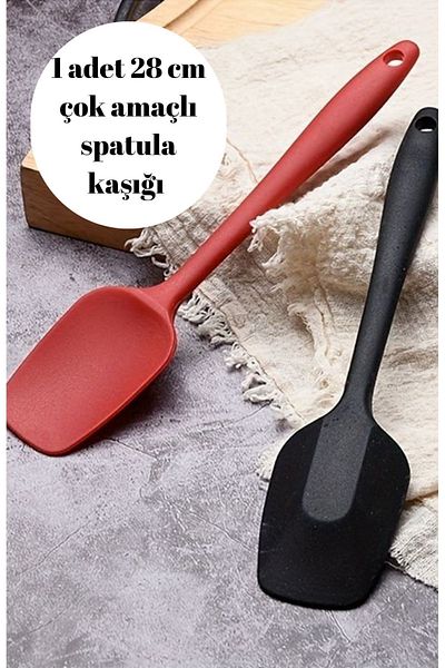 BRE HOME 28cm Ultra-Quality Silicone Spatula - Fireproof and Non-Stick
