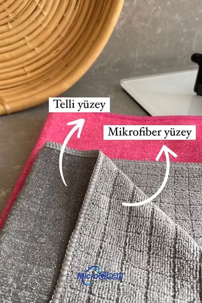 Micro Clean Missclean (1 Piece) - Stringed Difficult Dirt Cloth, for Carpet Seat and Bathroom Cleaning
