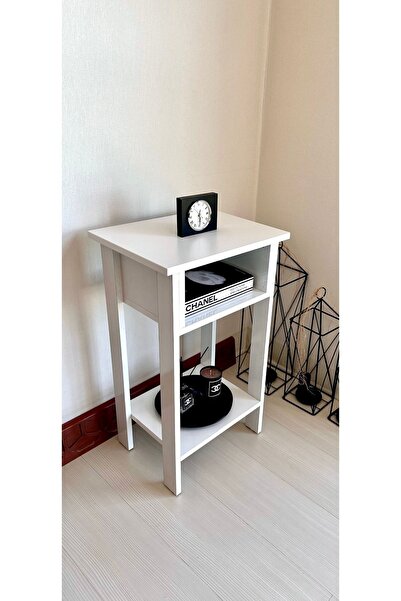 DEKOKAP Beyaz Açık Komodin