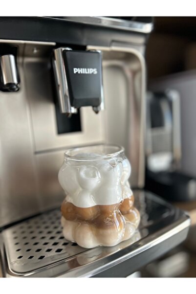 KÜÇÜK EW Boncuk Şekli Isıya Dayanıklı Borosilikat Bardak | Kahve Ve Sunum Bardağı | Borosilikat Bardak