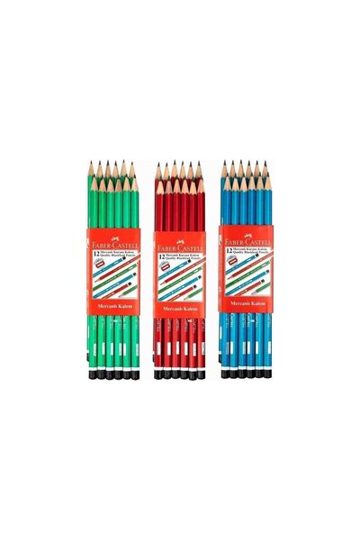 Faber Castell قلم رصاص فابر كاستل مرجاني مربع 144 قطعة