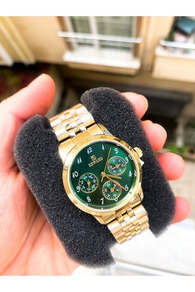 Reward brand gold color wrist watch waterproof