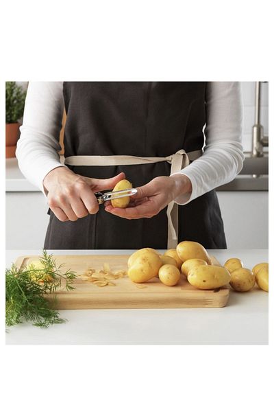 IKEA Vardagen Stainless Steel Vegetable Fruit Potato Peeler 18 Cm