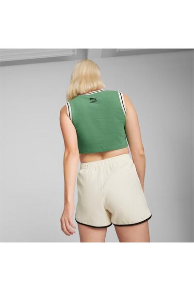 Puma TEAM Graphic Γυναικείο Crop Top