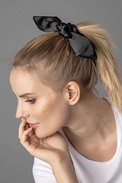 Modex Satin Elastic Double Hair Clip