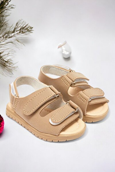 Ponchiq Sandale pentru copii unisex cu curele duble cu velcro