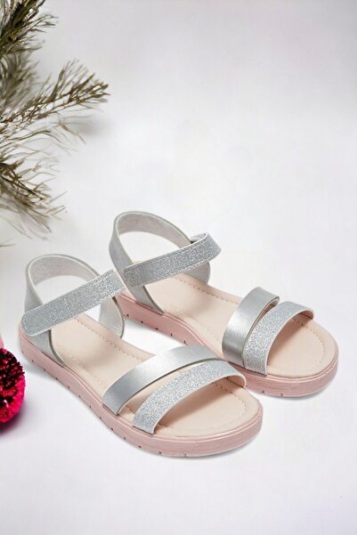 Ponchiq صندل بناتي بحزام مزدوج